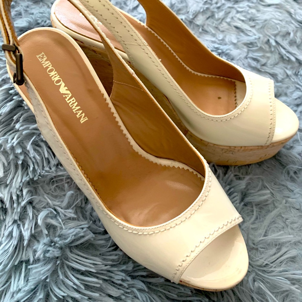 Authentic Emporio Armani Wedges